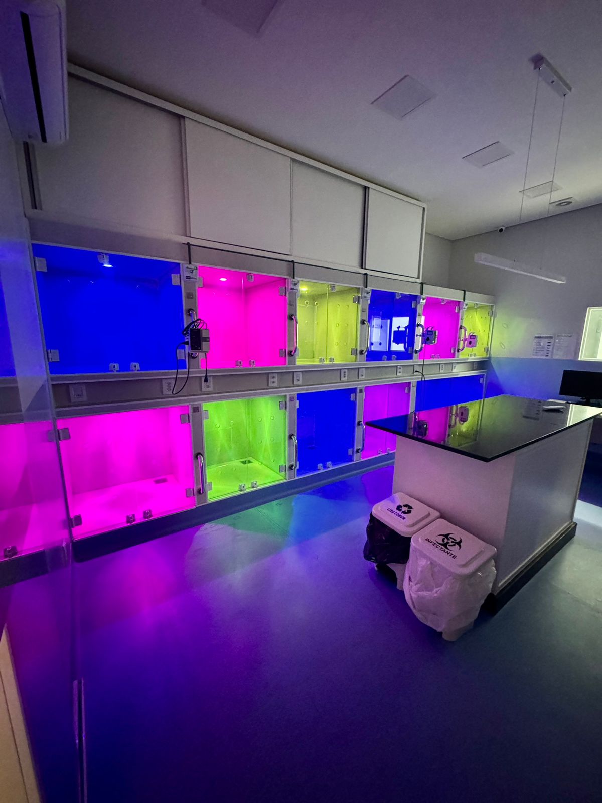 Instalações modernas do hospital